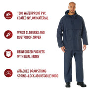 Rothco 2 Piece Microlite PVC Rainsuit LARSON TACTICAL SUPPLY