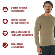 Rothco Moisture Wicking Long Sleeve T-Shirt LARSON TACTICAL SUPPLY