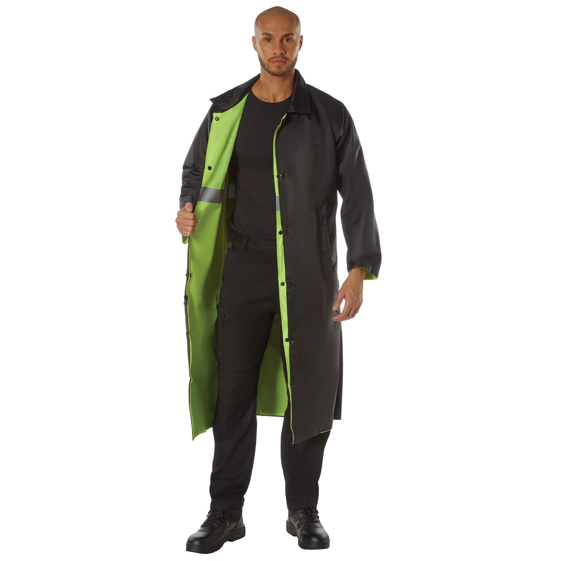 Rothco Reversible Reflective Rain Parka LARSON TACTICAL SUPPLY