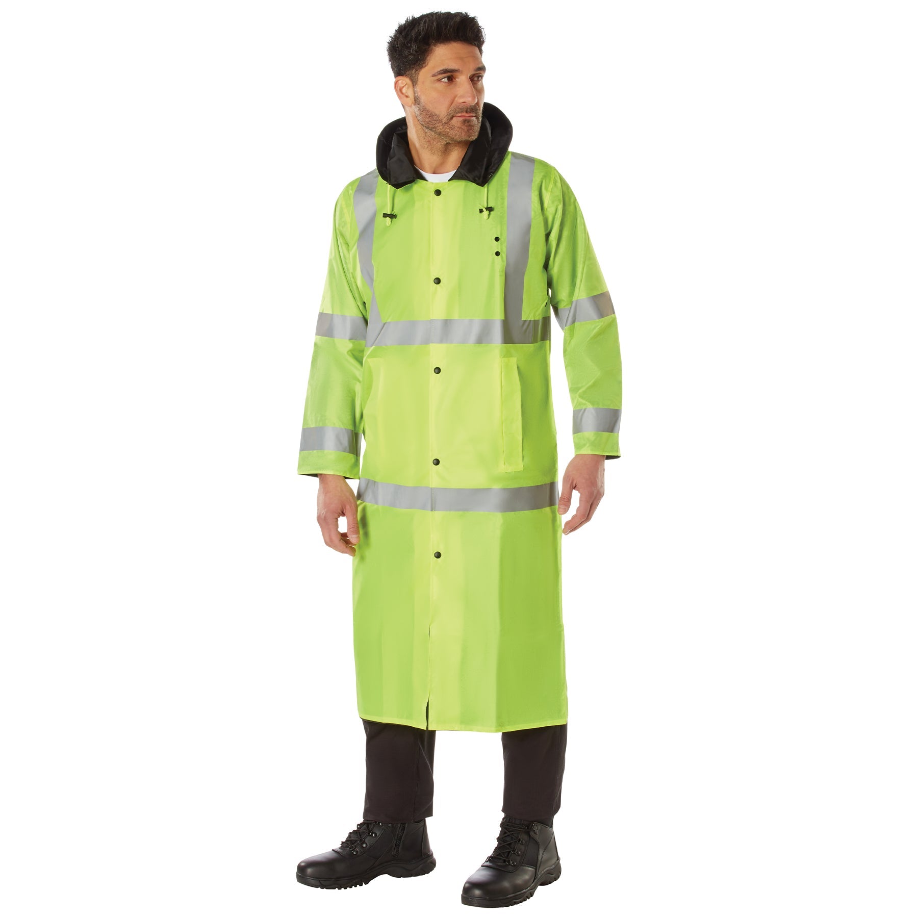 Rothco Hooded Reflective Rain Parka LARSON TACTICAL SUPPLY
