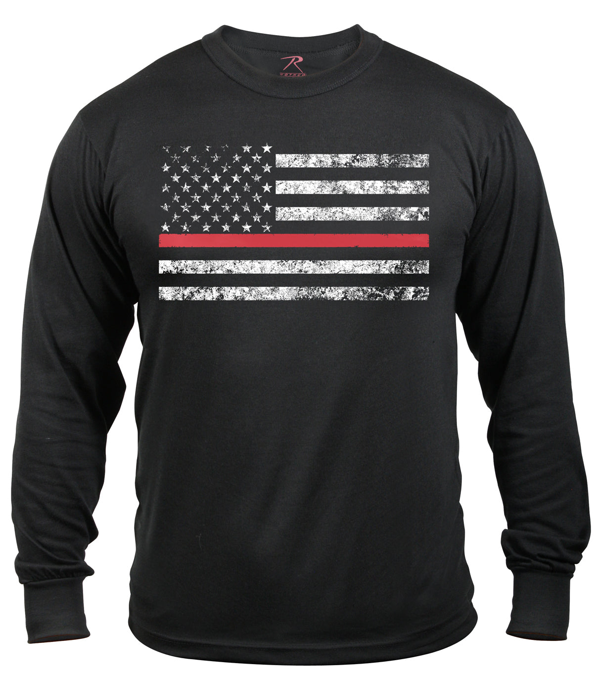 Rothco Thin Red Line Long Sleeve T-shirt LARSON TACTICAL SUPPLY