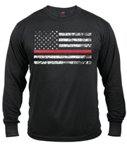 Rothco Thin Red Line Long Sleeve T-shirt LARSON TACTICAL SUPPLY