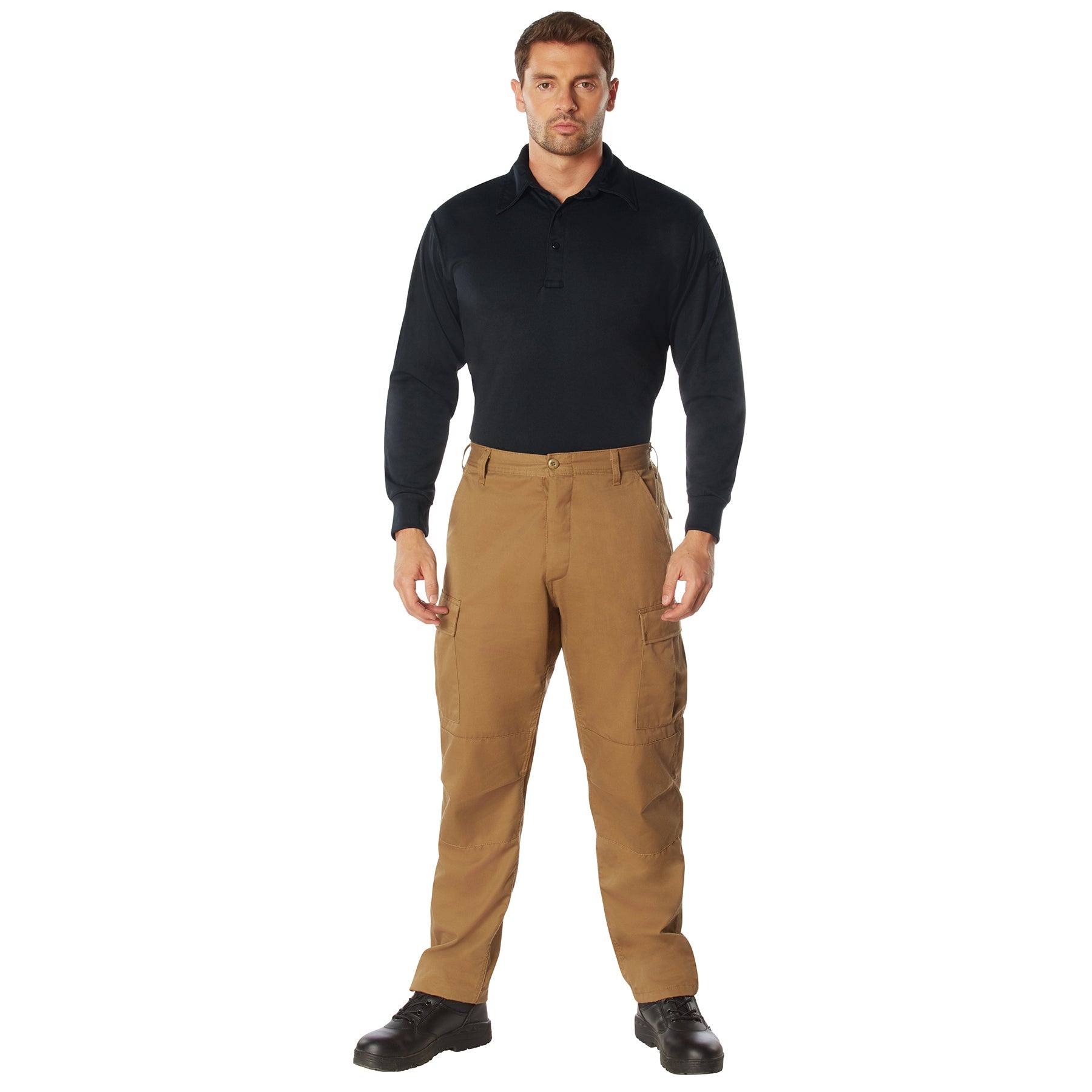 Rothco Long Sleeve Tactical Performance Polo LARSON TACTICAL SUPPLY