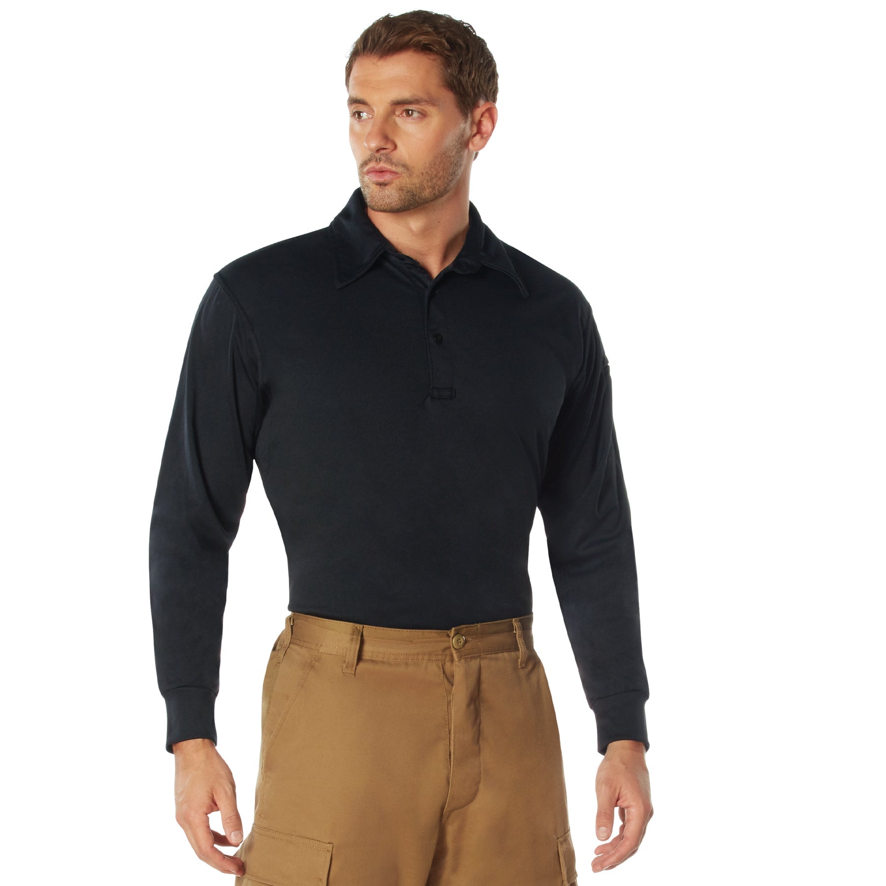 Rothco Long Sleeve Tactical Performance Polo LARSON TACTICAL SUPPLY