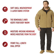 Rothco 3-in-1 Spec Ops Soft Shell Jacket LARSON TACTICAL SUPPLY