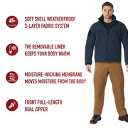 Rothco 3-in-1 Spec Ops Soft Shell Jacket LARSON TACTICAL SUPPLY