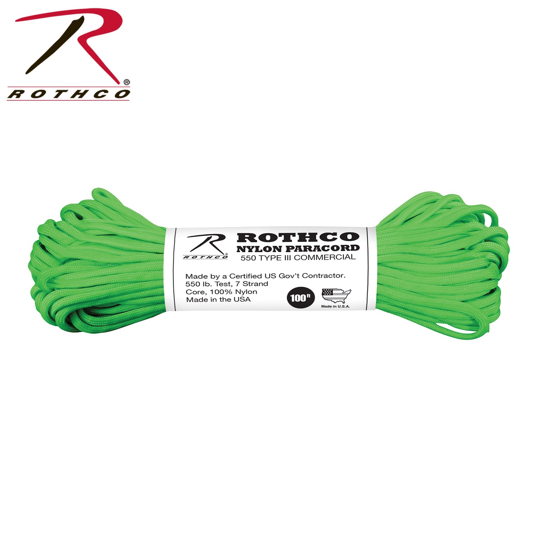 Rothco Nylon Paracord Type III 550 LB LARSON TACTICAL SUPPLY