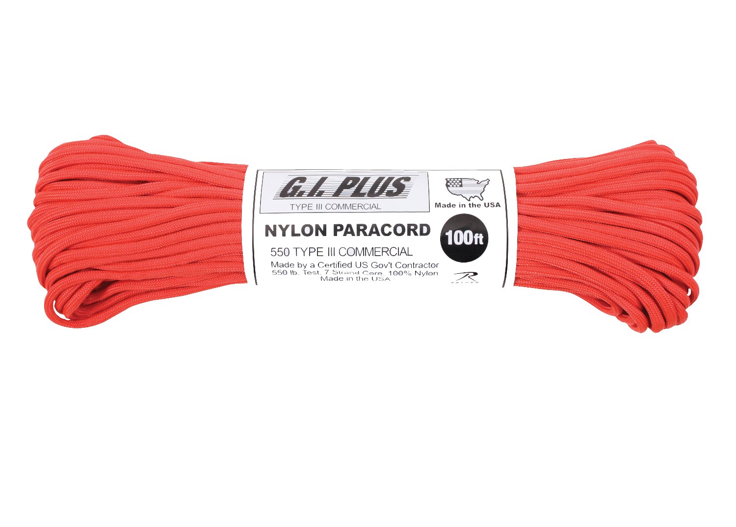Rothco Nylon Paracord Type III 550 LB LARSON TACTICAL SUPPLY