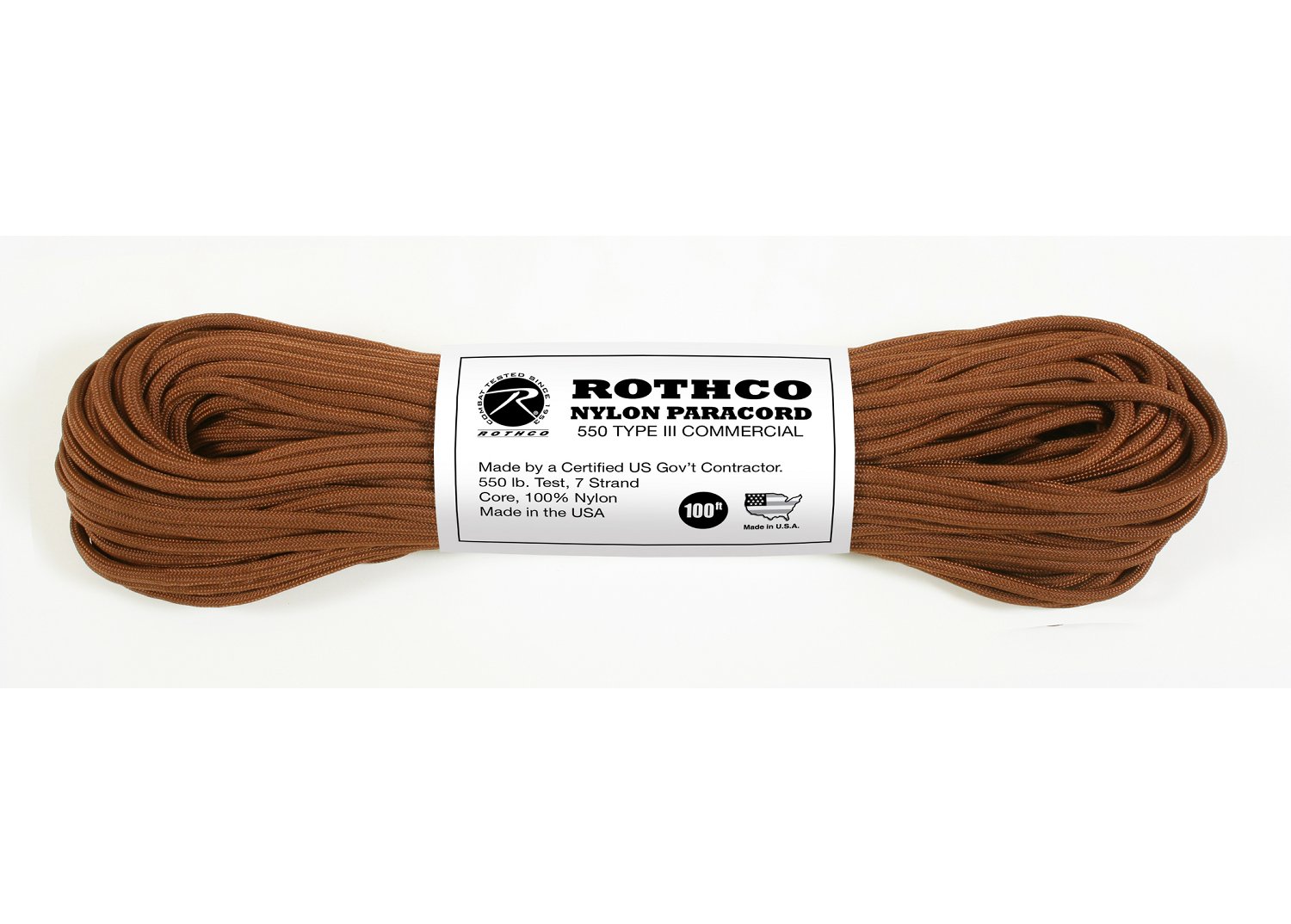 Rothco Nylon Paracord Type III 550 LB LARSON TACTICAL SUPPLY