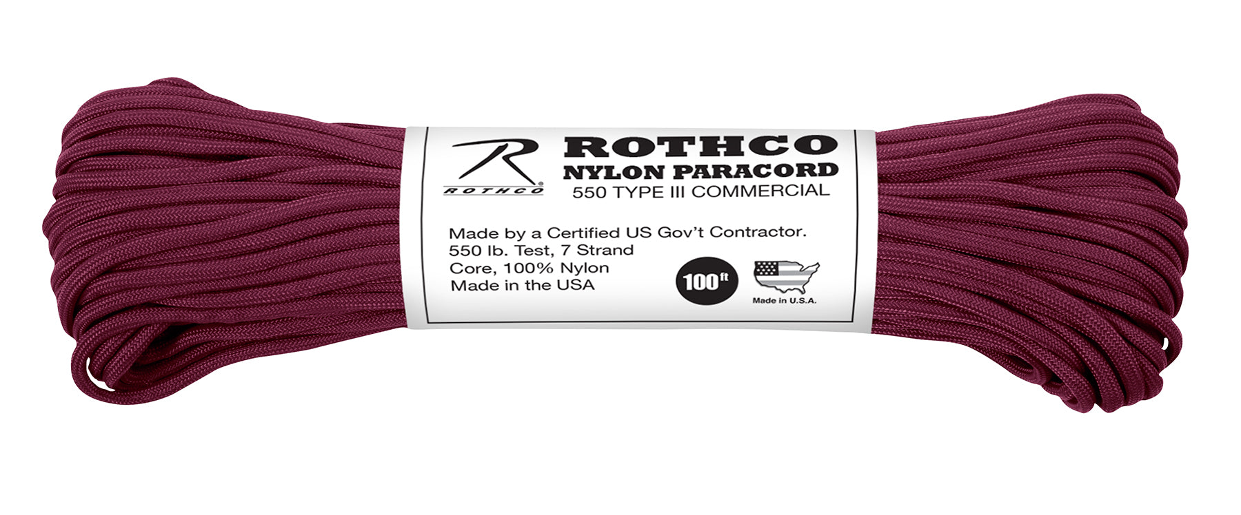 Rothco Nylon Paracord Type III 550 LB LARSON TACTICAL SUPPLY