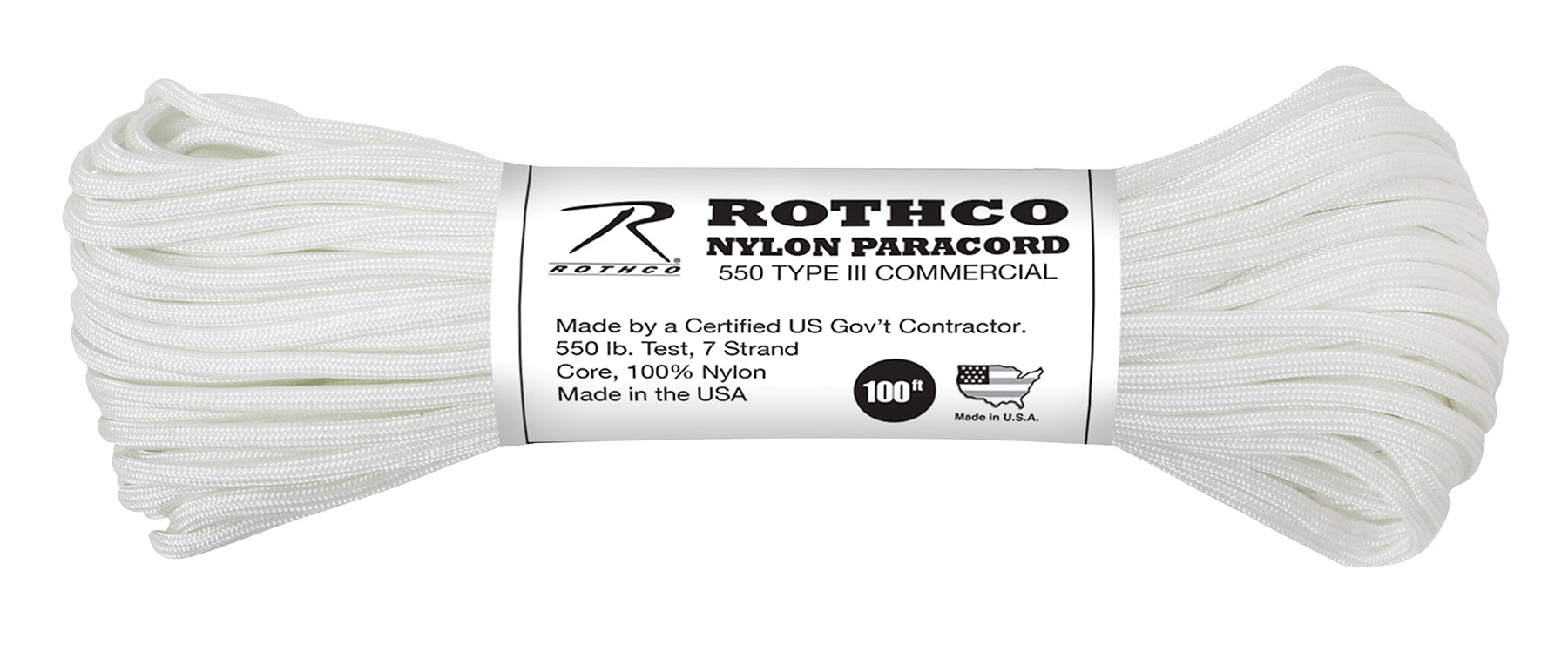 Rothco Nylon Paracord Type III 550 LB LARSON TACTICAL SUPPLY