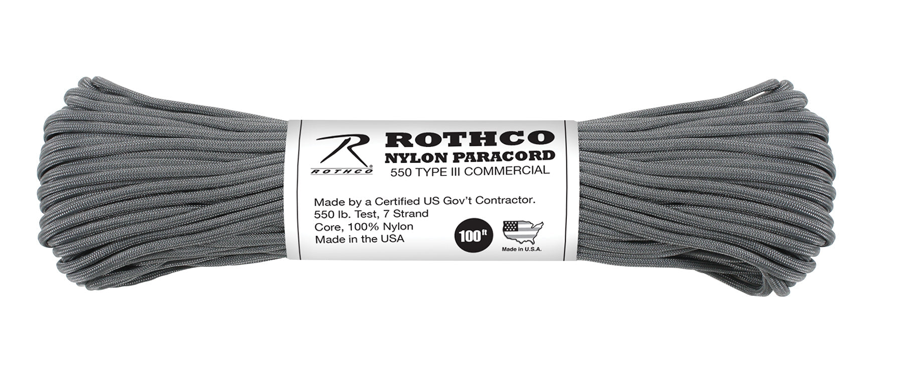 Rothco Nylon Paracord Type III 550 LB LARSON TACTICAL SUPPLY