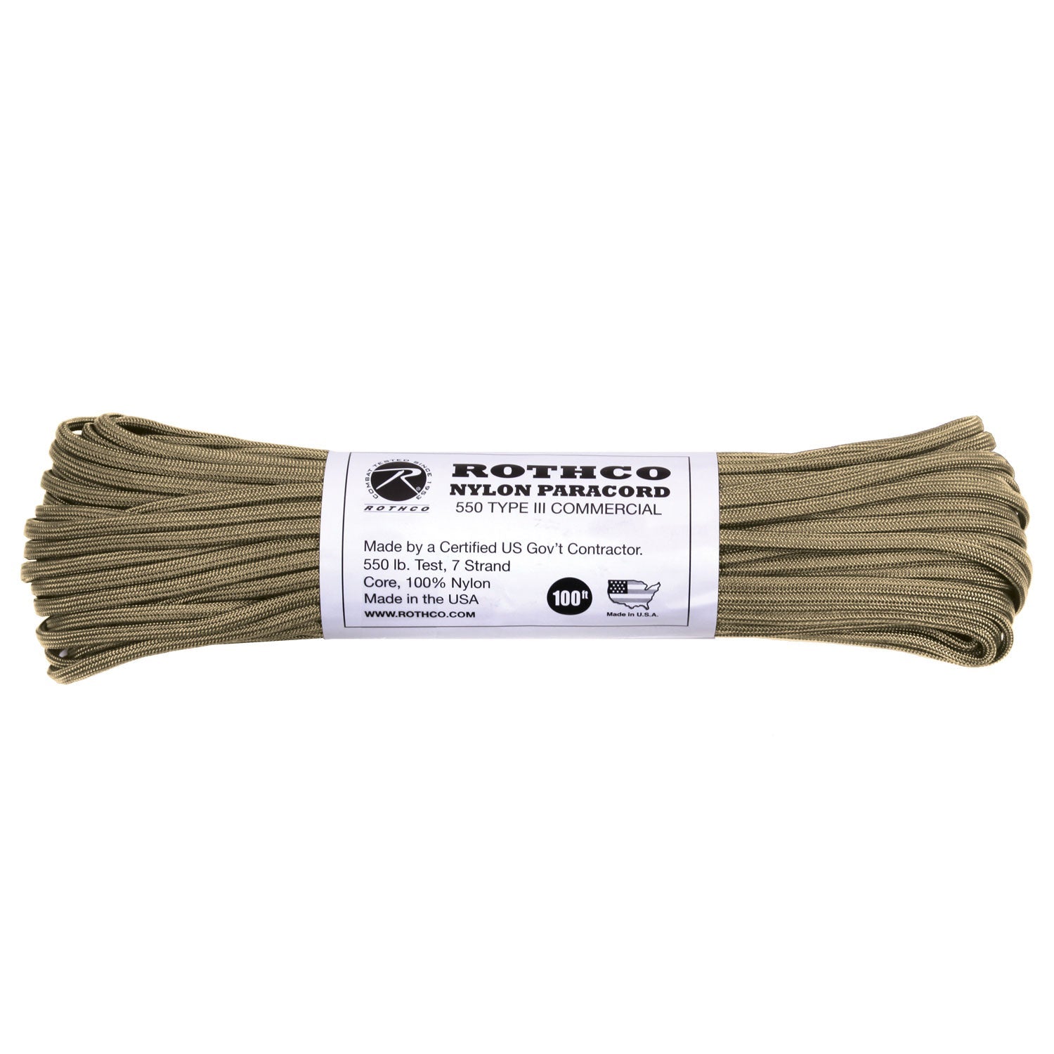 Rothco Nylon Paracord Type III 550 LB LARSON TACTICAL SUPPLY