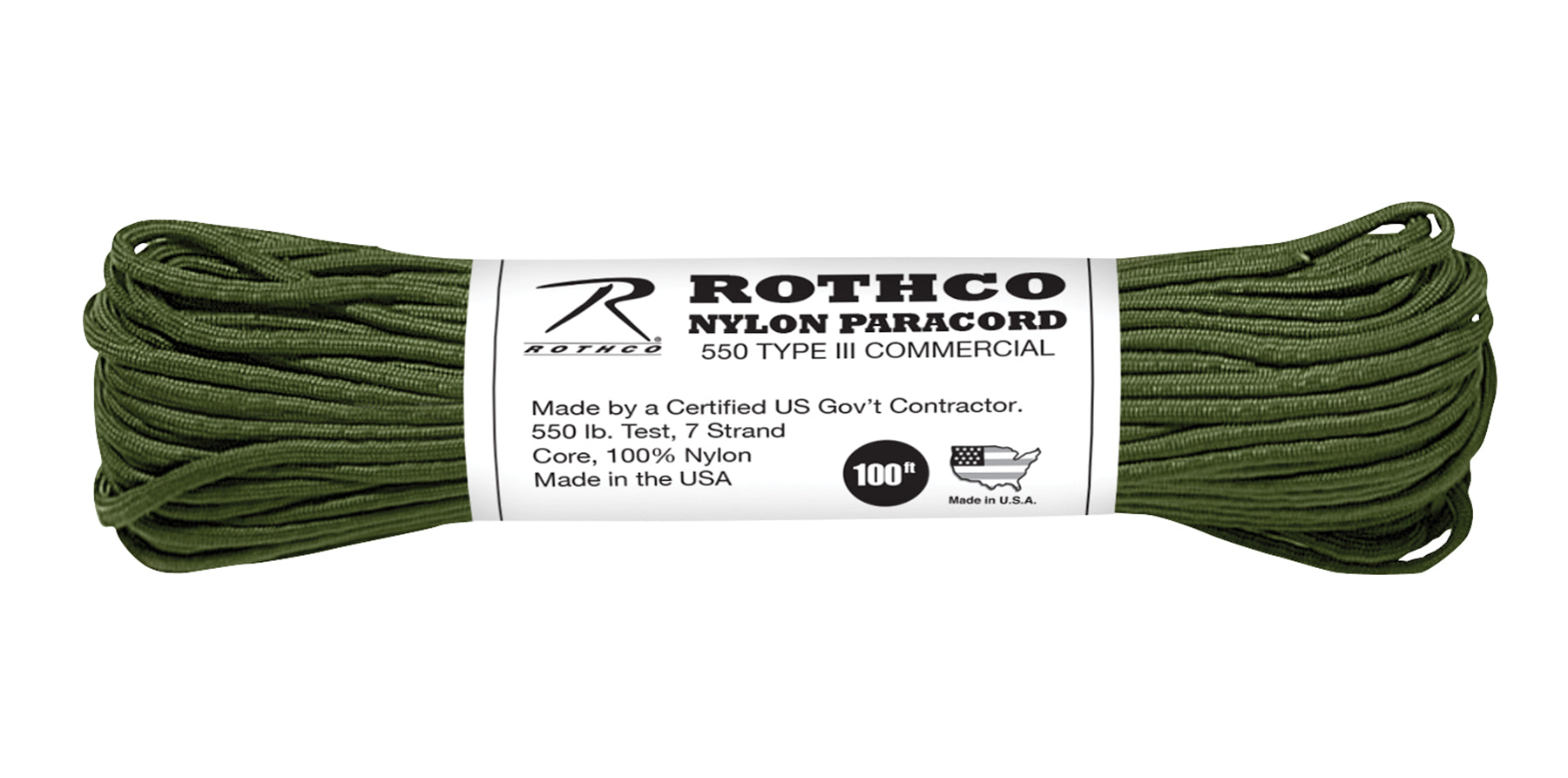 Rothco Nylon Paracord Type III 550 LB LARSON TACTICAL SUPPLY