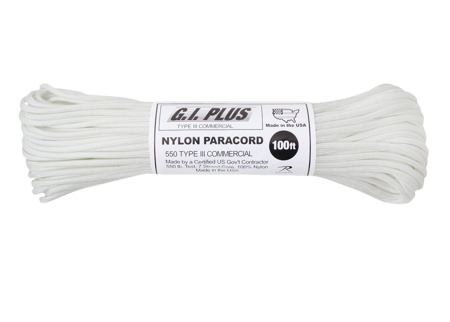Rothco Nylon Paracord Type III 550 LB LARSON TACTICAL SUPPLY