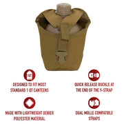 Rothco MOLLE Compatible 1 Quart Canteen Pouch / Cover LARSON TACTICAL SUPPLY