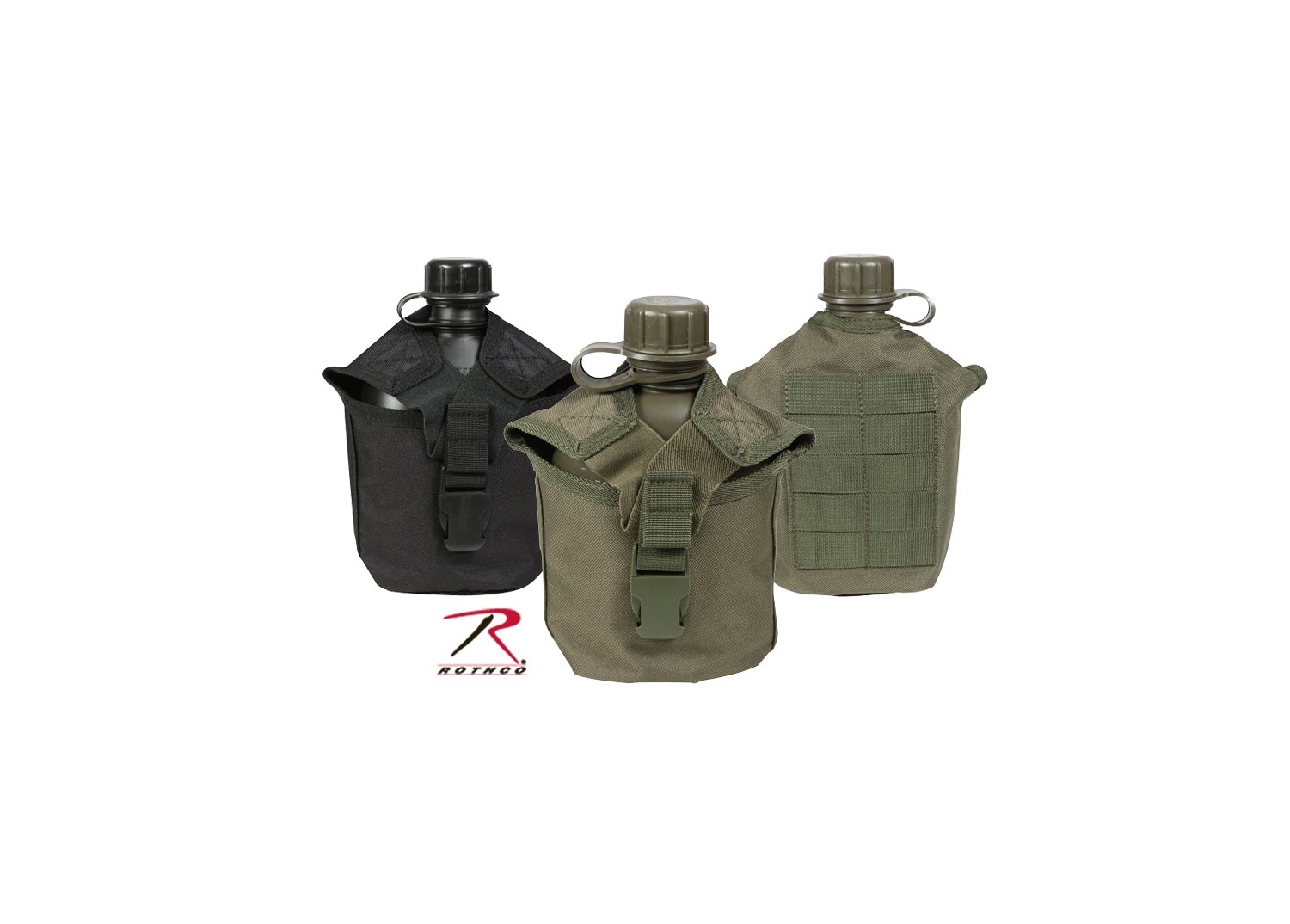 Rothco MOLLE Compatible 1 Quart Canteen Pouch / Cover LARSON TACTICAL SUPPLY