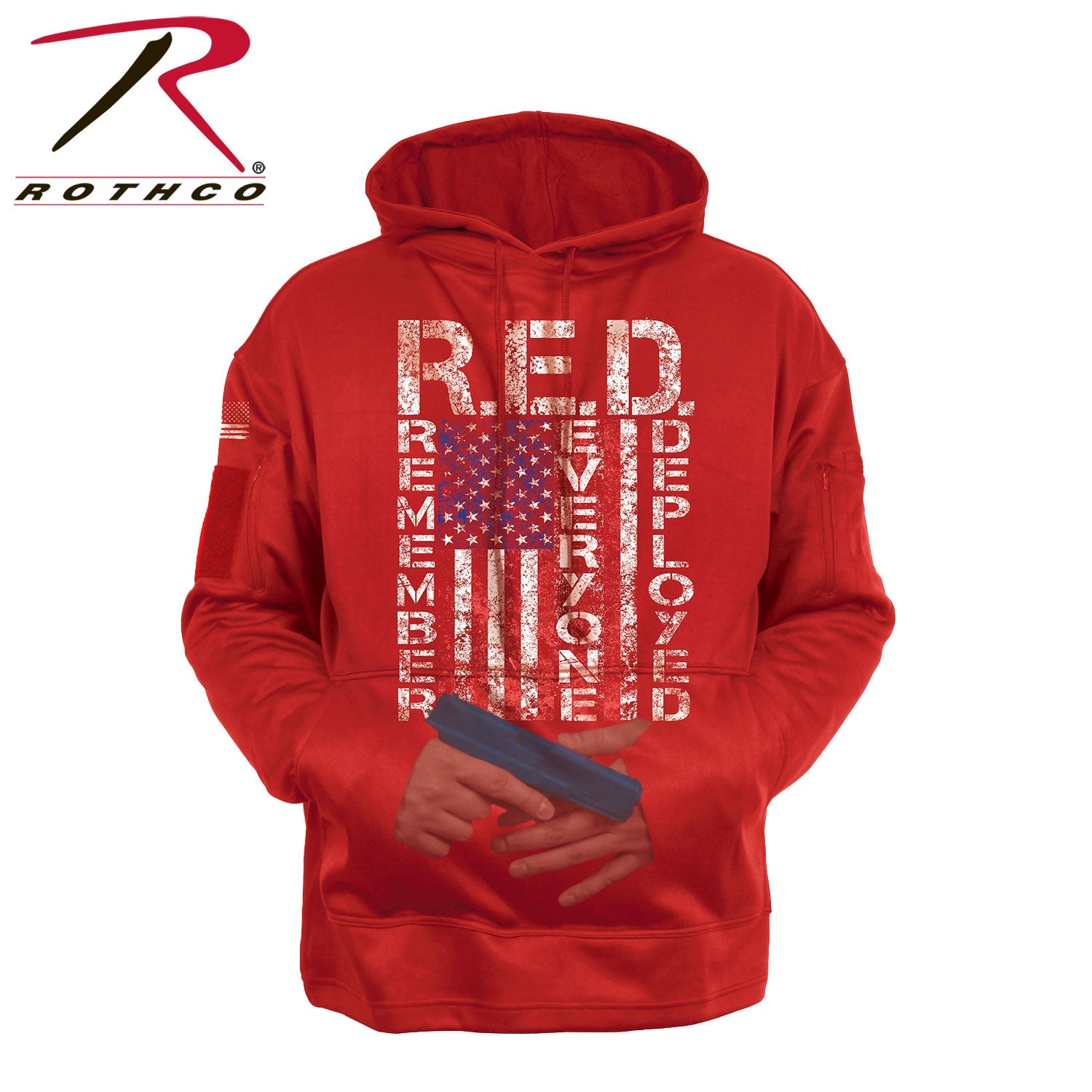 Rothco Concealed Carry R.E.D. (Remember Everyone Deployed) Hoodie LARSON TACTICAL SUPPLY