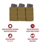 Rothco MOLLE Triple Mag Pouch LARSON TACTICAL SUPPLY