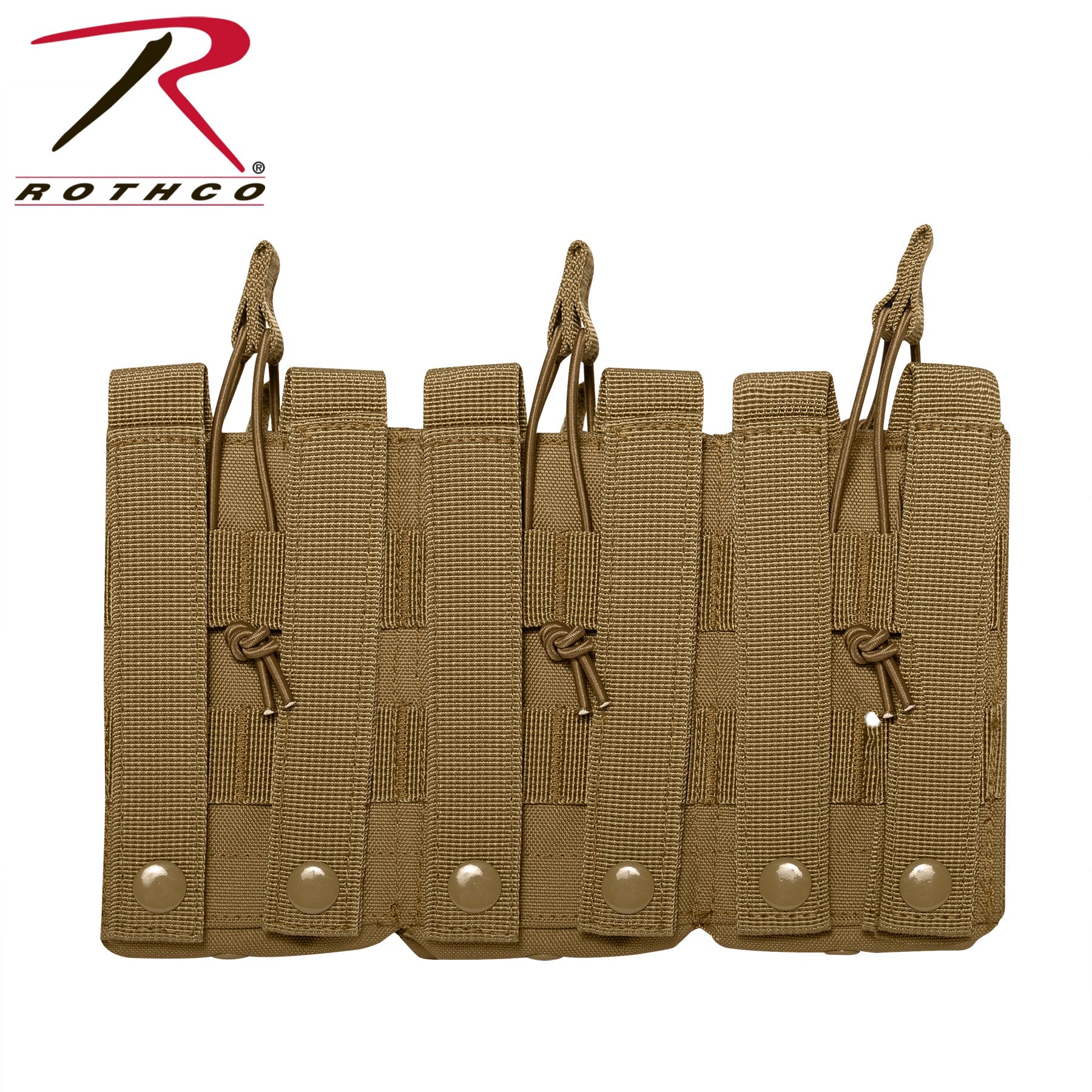 Rothco MOLLE Open Top Six Rifle Mag Pouch LARSON TACTICAL SUPPLY