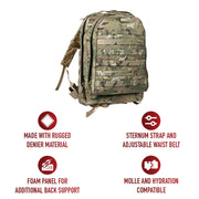 Rothco MOLLE II 3-Day Assault Pack LARSON TACTICAL SUPPLY