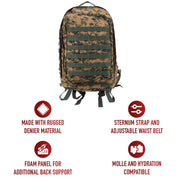 Rothco MOLLE II 3-Day Assault Pack LARSON TACTICAL SUPPLY