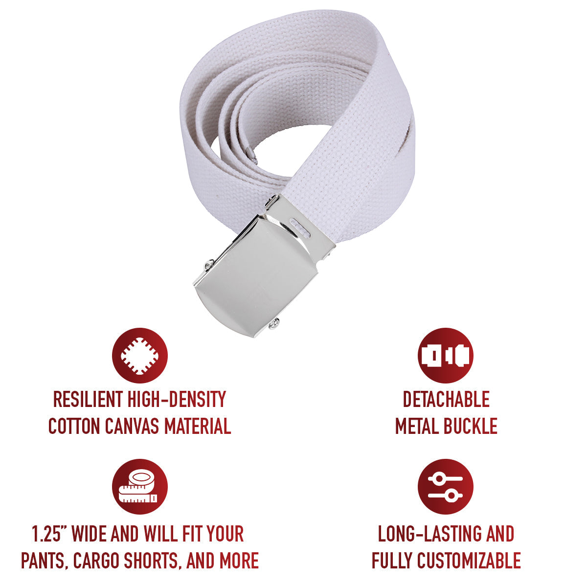 Rothco Web Belts - 54 Inches Long LARSON TACTICAL SUPPLY