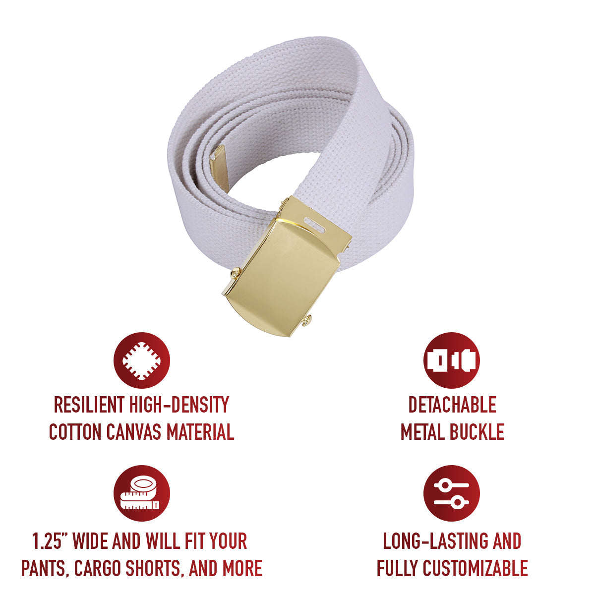 Rothco Web Belts - 54 Inches Long LARSON TACTICAL SUPPLY