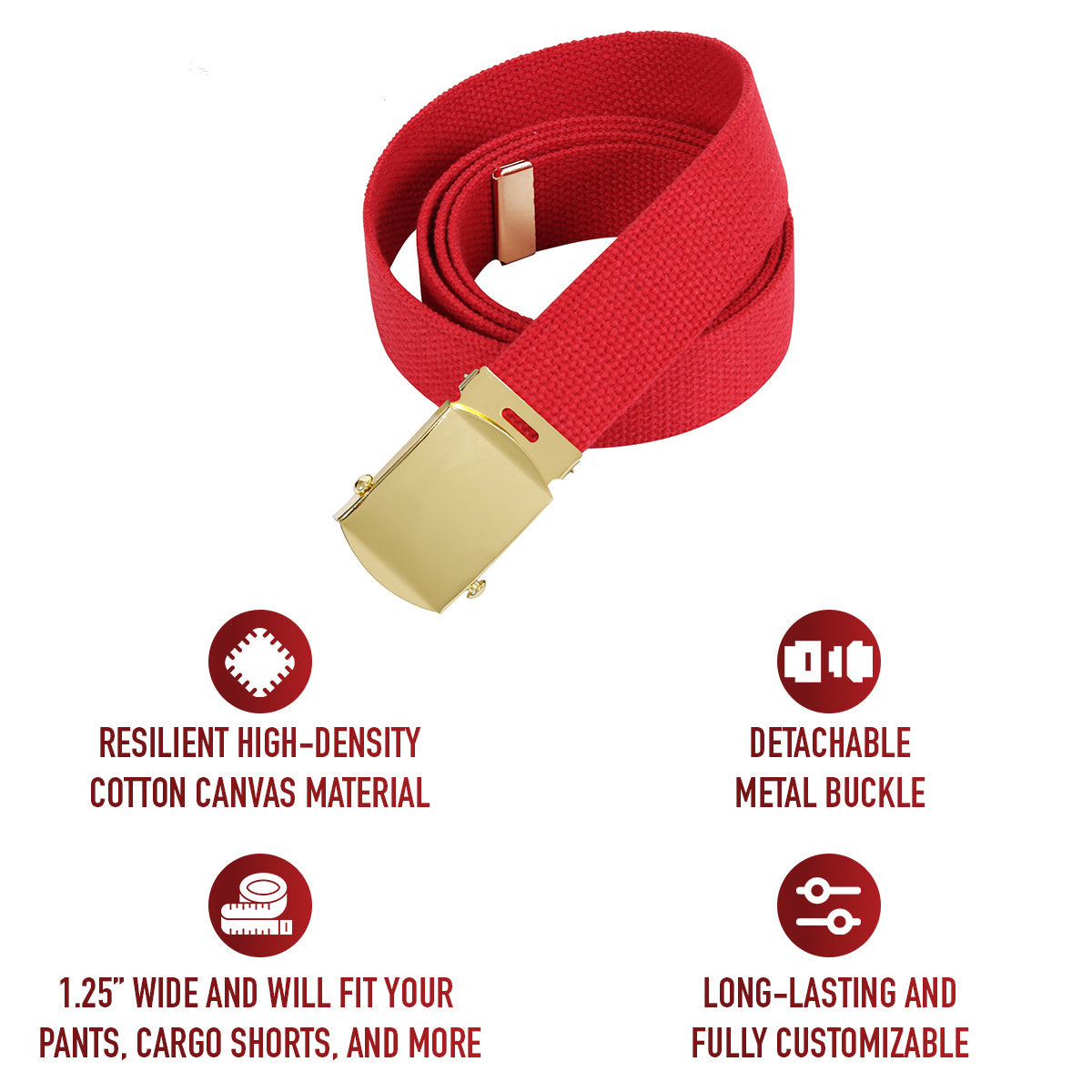 Rothco Web Belts - 54 Inches Long LARSON TACTICAL SUPPLY