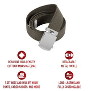 Rothco Web Belts - 54 Inches Long LARSON TACTICAL SUPPLY