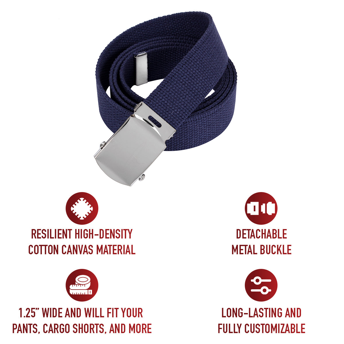 Rothco Web Belts - 44 Inches Long LARSON TACTICAL SUPPLY