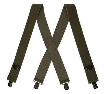 Rothco Adjustable Elastic X-Back Pant Suspenders LARSON TACTICAL SUPPLY