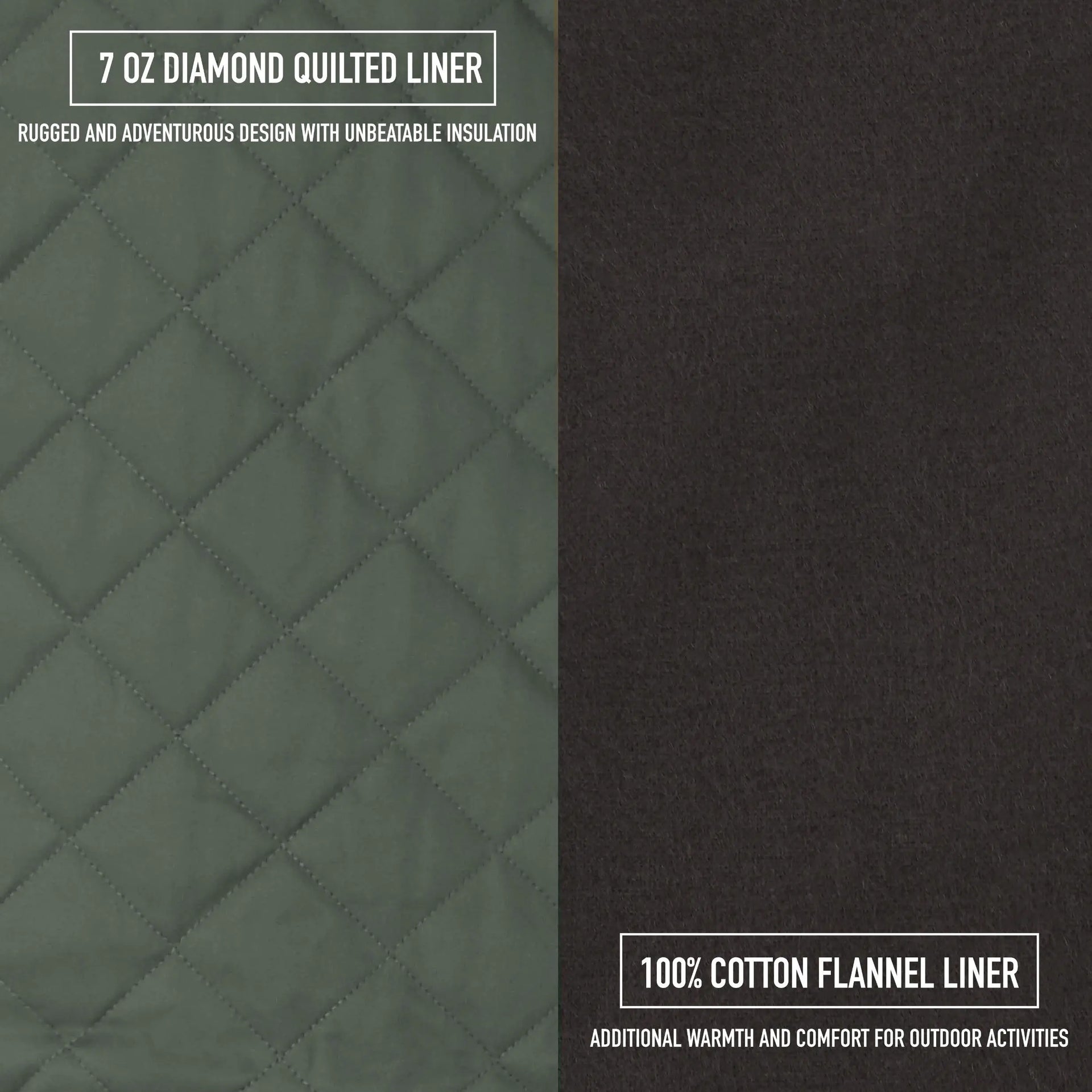 Rothco Diamond Quilted Cotton Jacket LARSON TACTICAL SUPPLY