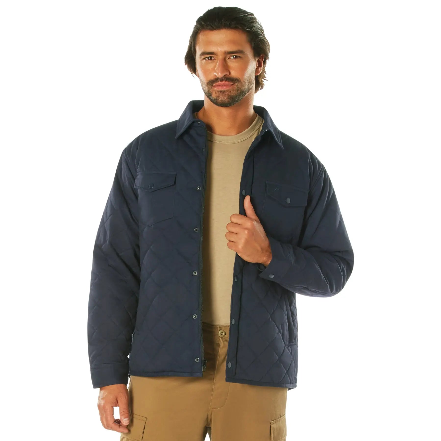 Rothco Diamond Quilted Cotton Jacket LARSON TACTICAL SUPPLY