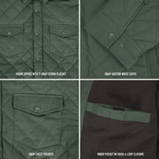 Rothco Diamond Quilted Cotton Jacket LARSON TACTICAL SUPPLY