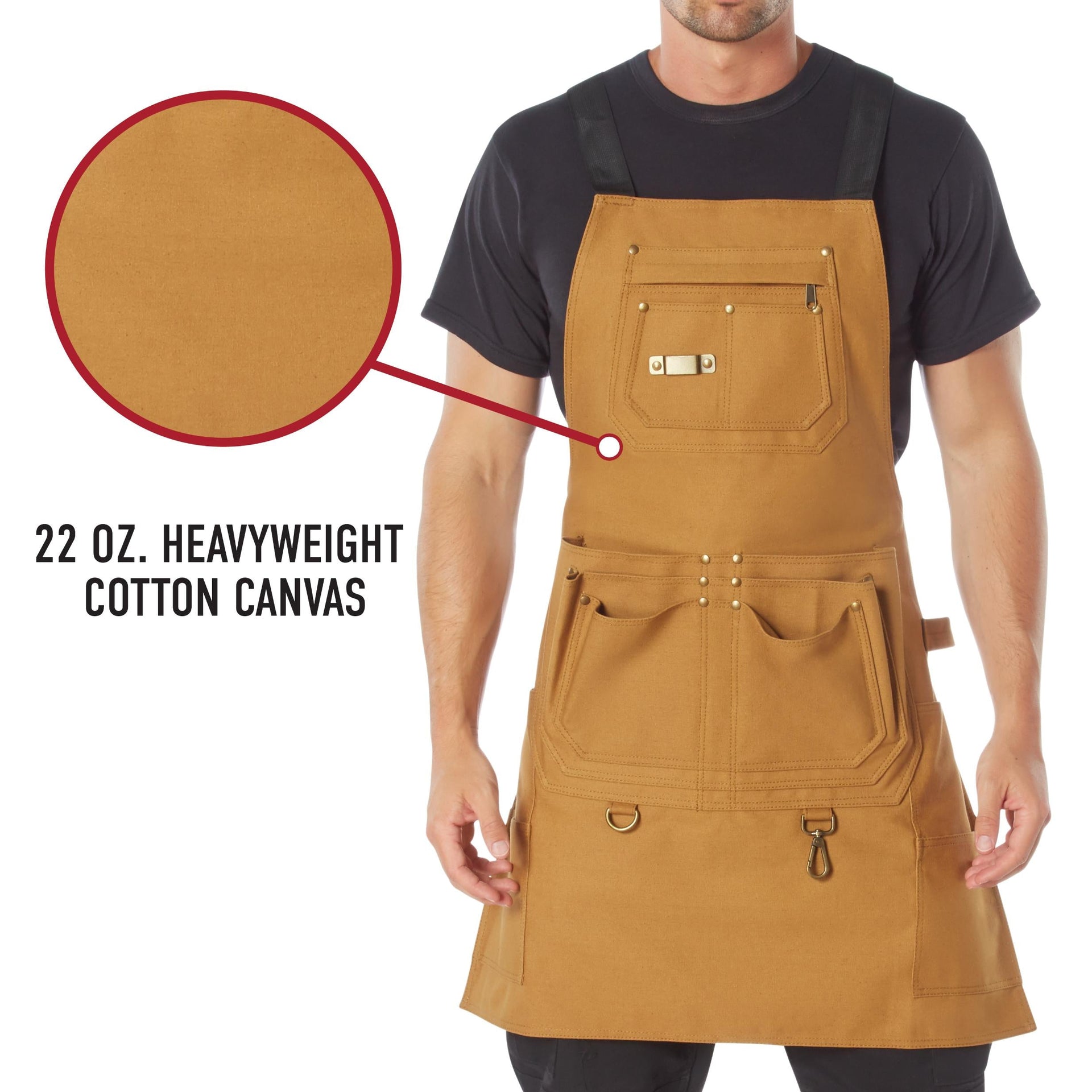 Rothco Canvas Full Work Apron LARSON TACTICAL SUPPLY
