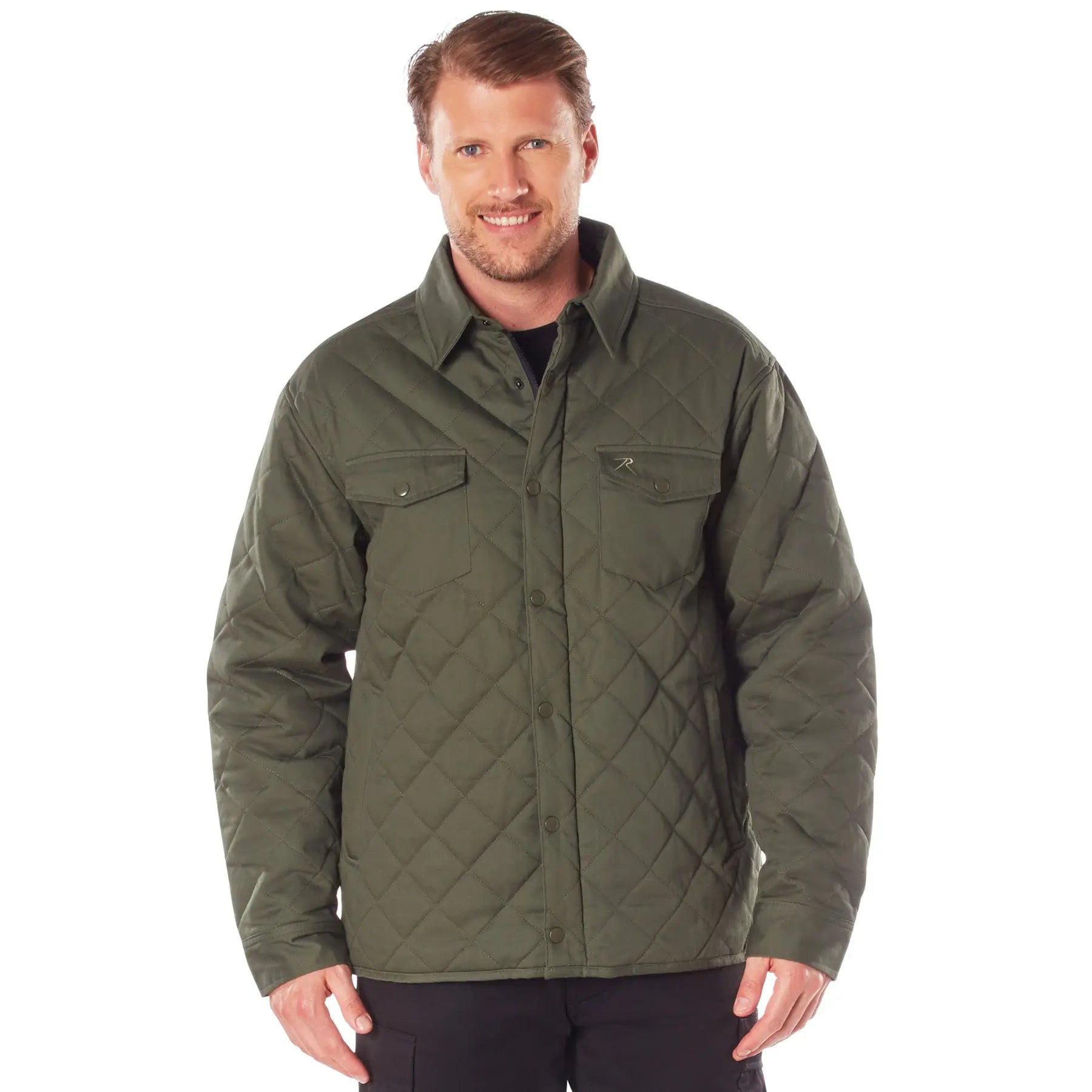 Rothco Diamond Quilted Cotton Jacket LARSON TACTICAL SUPPLY