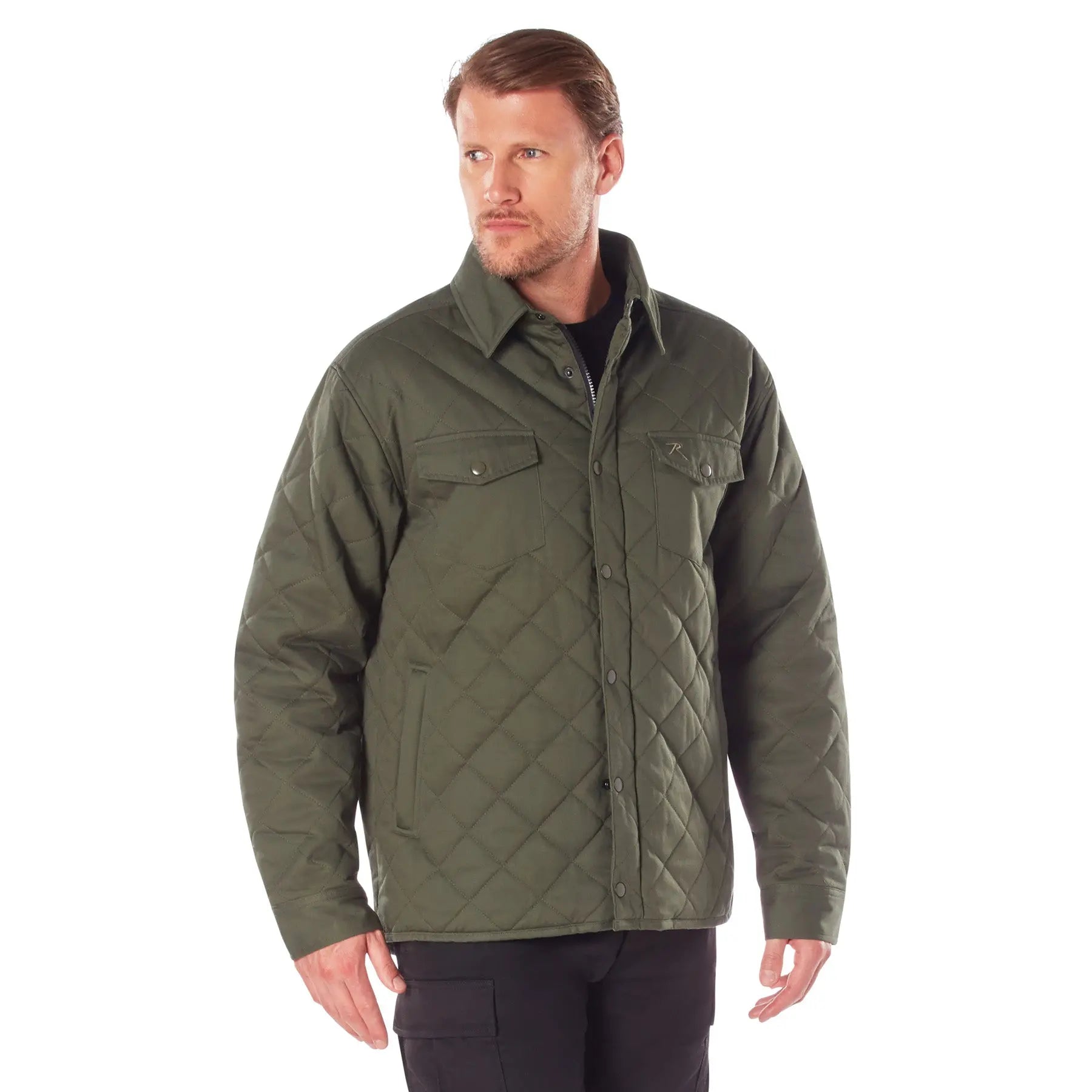 Rothco Diamond Quilted Cotton Jacket LARSON TACTICAL SUPPLY