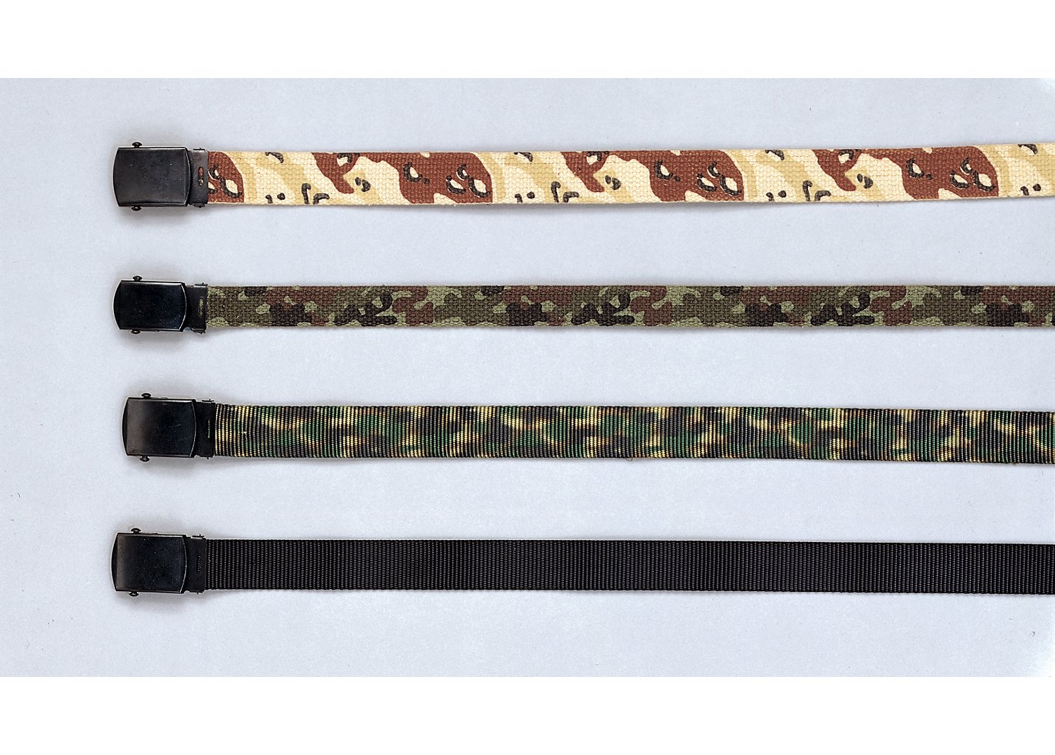 Rothco Nylon Web Belt - Black Webbing LARSON TACTICAL SUPPLY