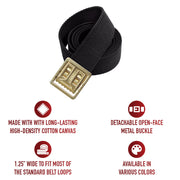 Rothco Military Web Belts With Open Face Buckle LARSON TACTICAL SUPPLY