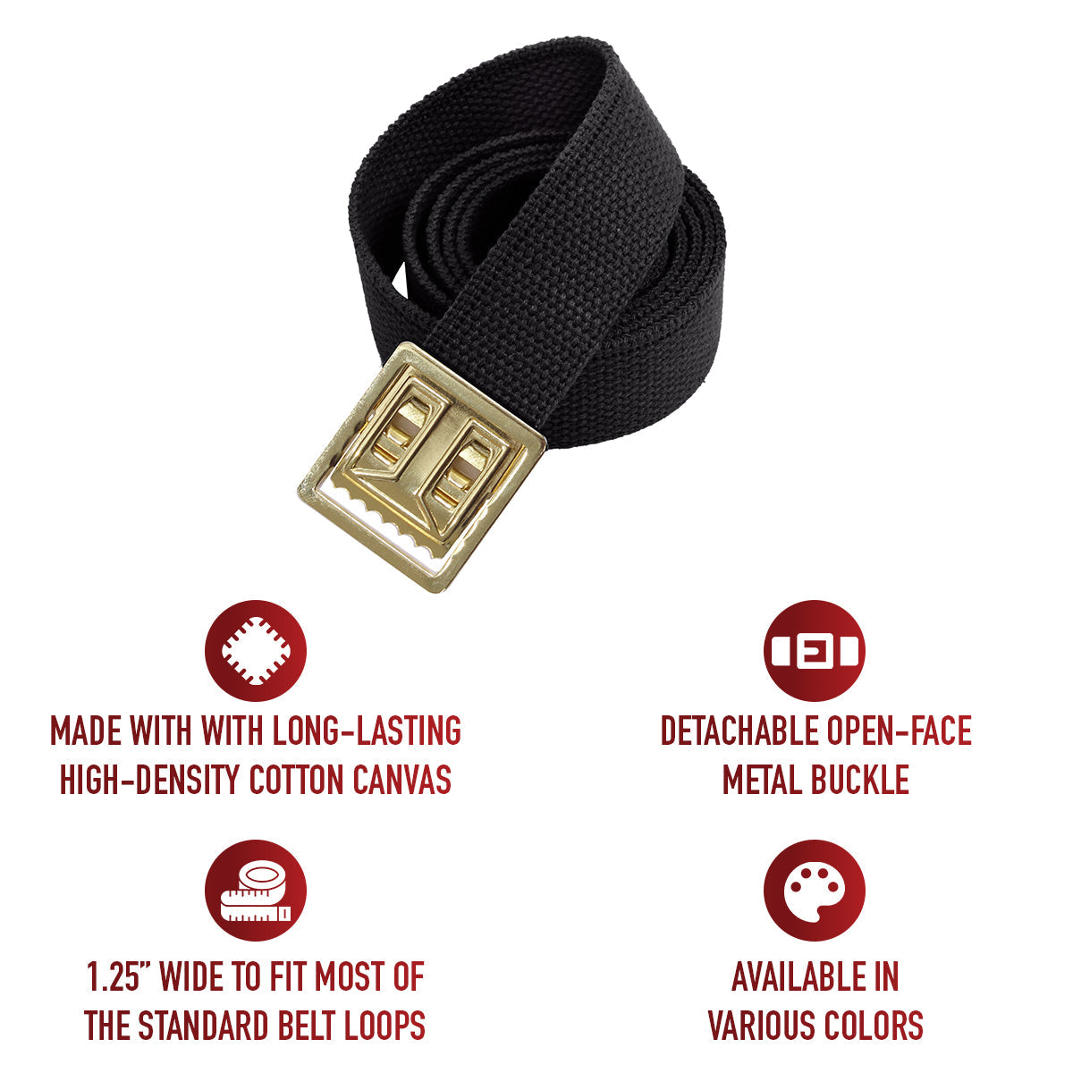 Rothco Military Web Belts With Open Face Buckle LARSON TACTICAL SUPPLY