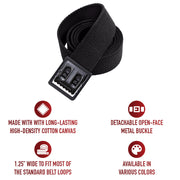 Rothco Military Web Belts With Open Face Buckle LARSON TACTICAL SUPPLY