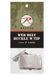 Rothco G.I. Type Web Belt Buckle And Tip Pack LARSON TACTICAL SUPPLY