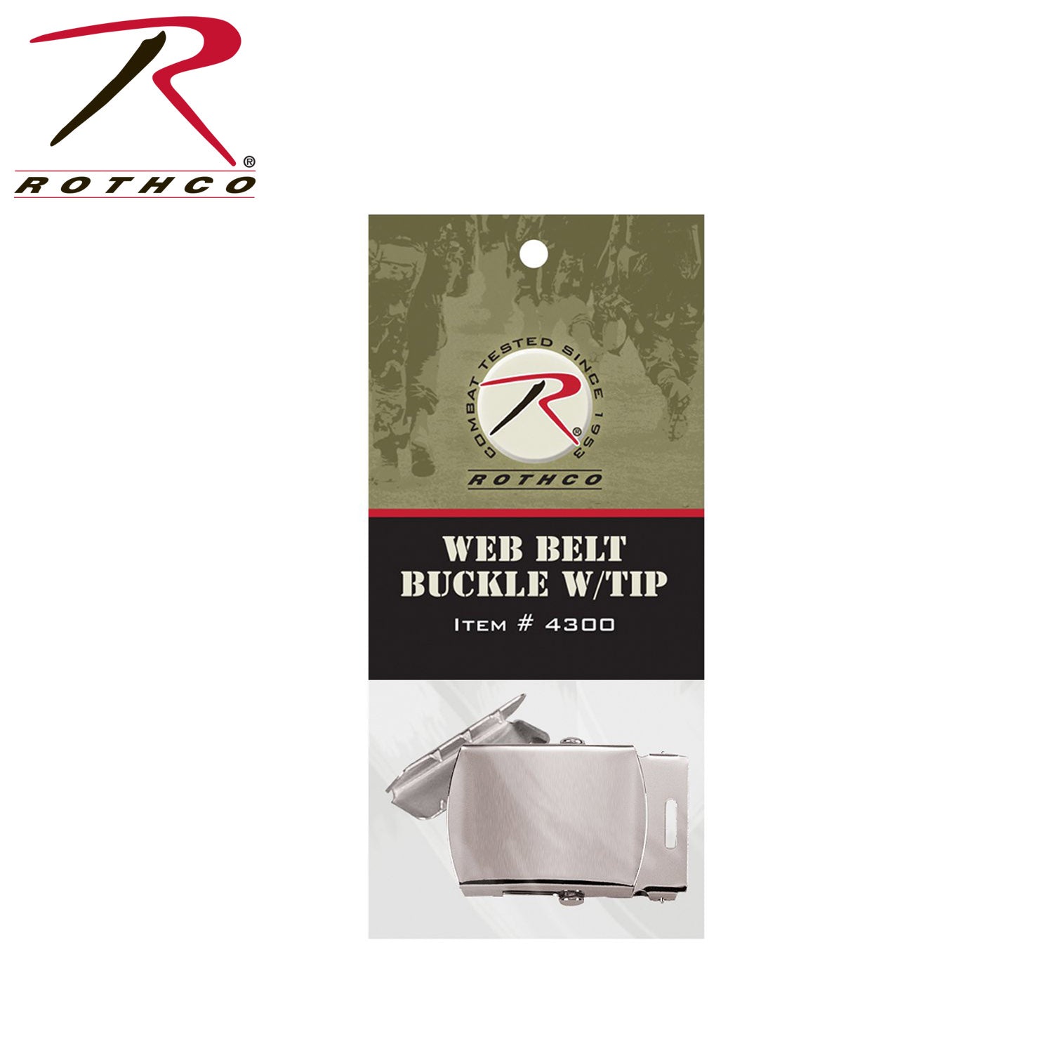 Rothco G.I. Type Web Belt Buckle And Tip Pack LARSON TACTICAL SUPPLY
