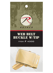 Rothco G.I. Type Web Belt Buckle And Tip Pack LARSON TACTICAL SUPPLY