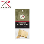 Rothco G.I. Type Web Belt Buckle And Tip Pack LARSON TACTICAL SUPPLY