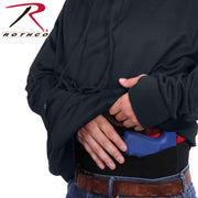 Rothco Honor and Respect Thin Blue Line Concealed Carry Hoodie - Black LARSON TACTICAL SUPPLY