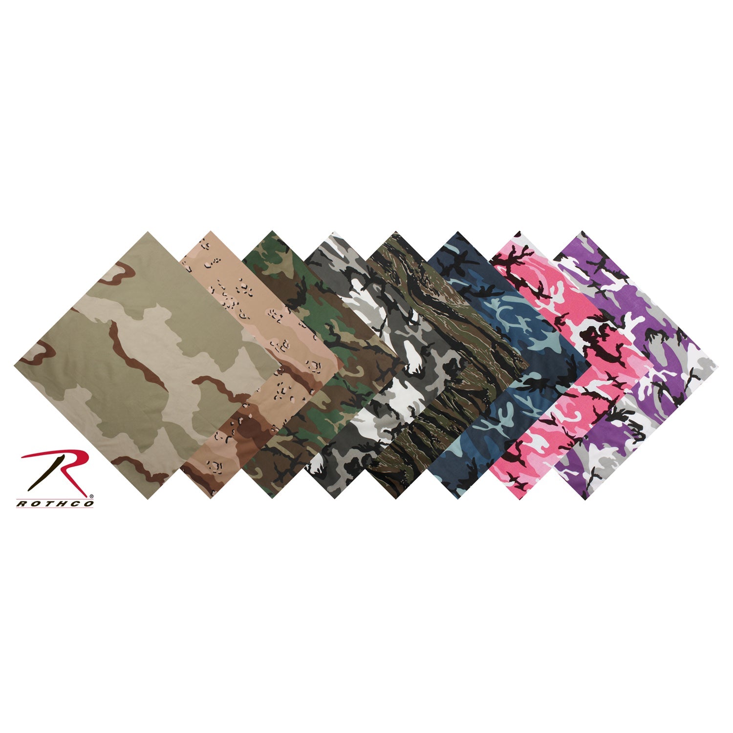 Rothco Large Camo Bandana 27 x 27 Inch LARSON TACTICAL SUPPLY