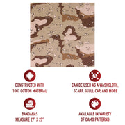 Rothco Large Camo Bandana 27 x 27 Inch LARSON TACTICAL SUPPLY