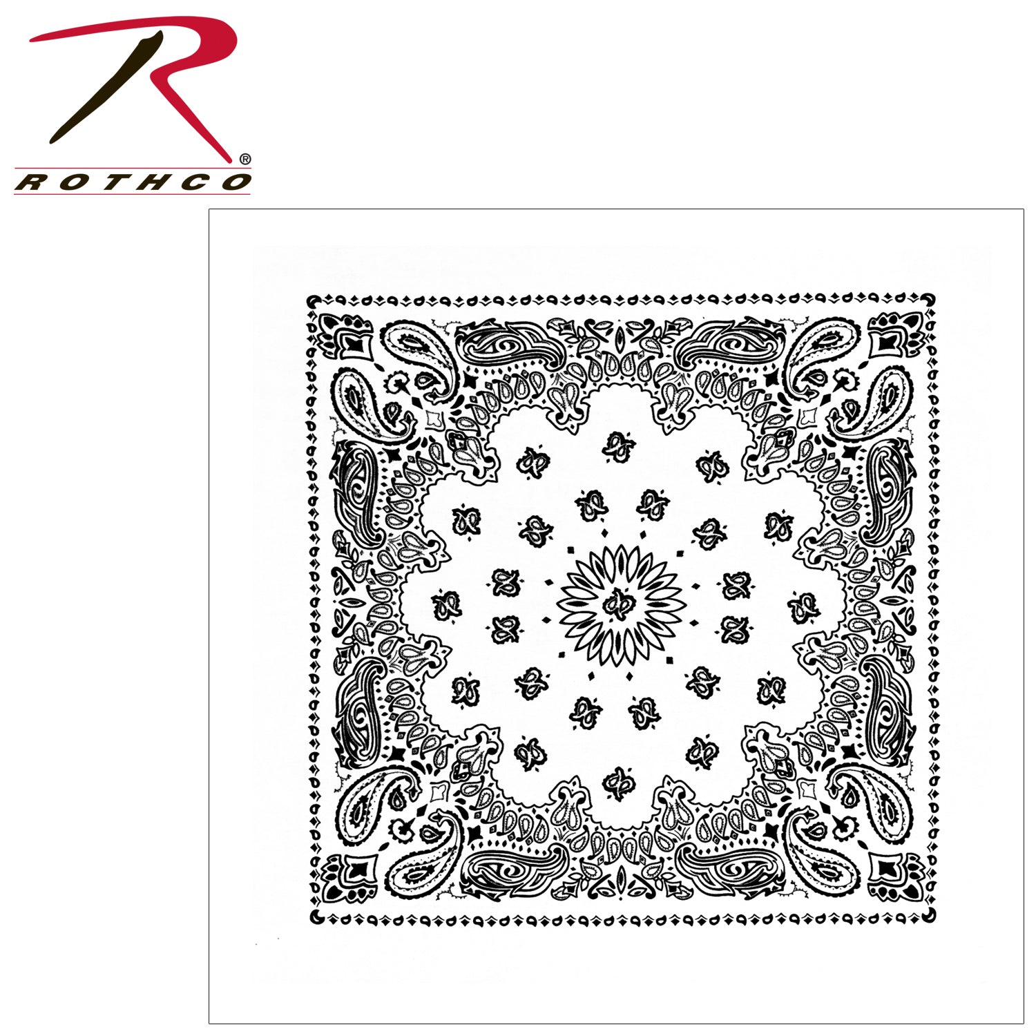 Rothco Trainmen Paisley Bandana – Extra-Large - 27” X 27" LARSON TACTICAL SUPPLY